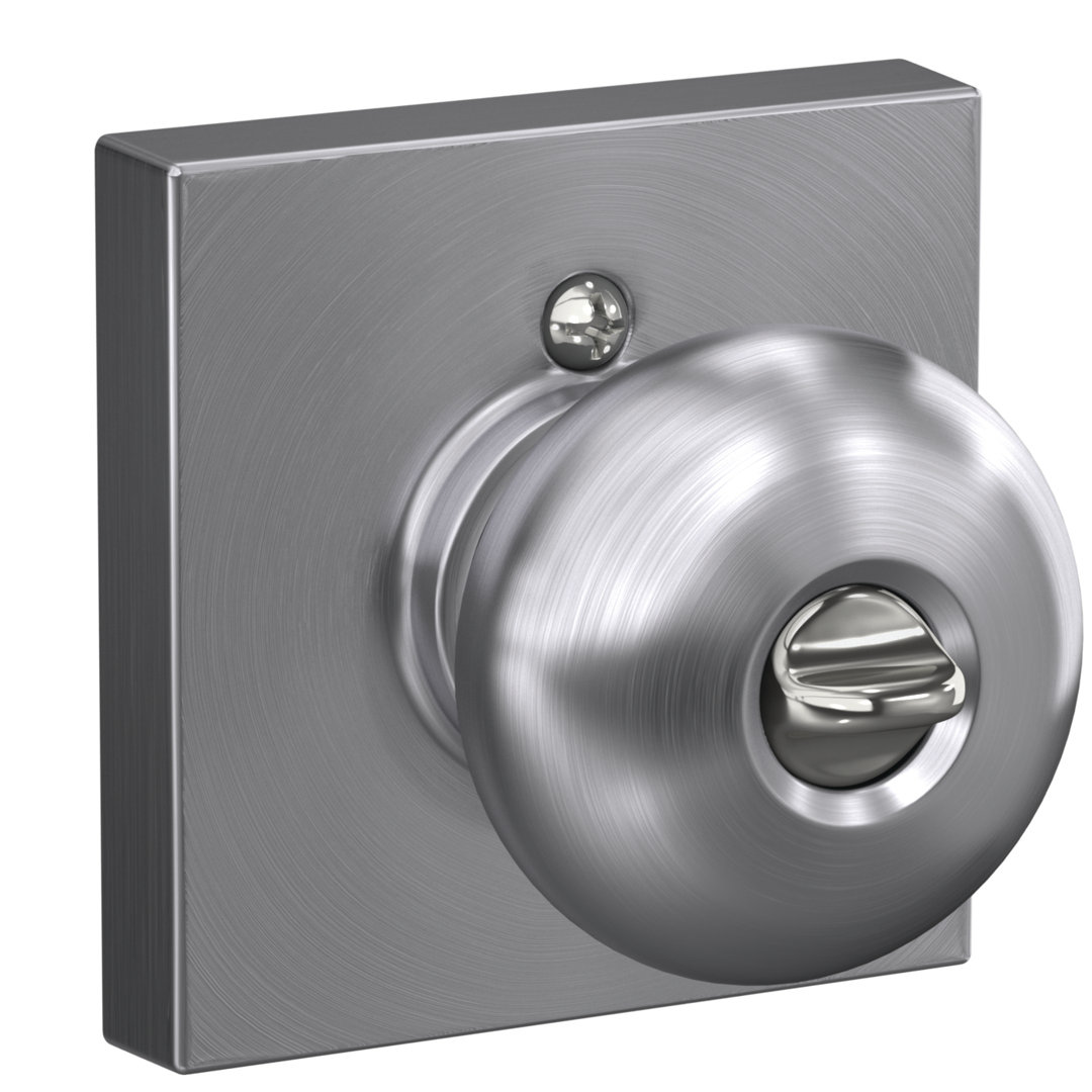 Plymouth Keyed Entry Knob with Collins Trim Schlage 