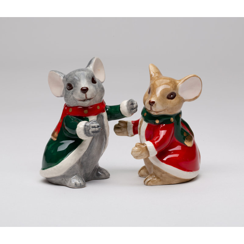 Ensemble salière et poivrière pour souris Cosmos cadeaux