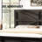 Revan 49" H Farmhouse Bed Frame With Sliding Barn Door Storage Cabinets,Black-365078832-365078835