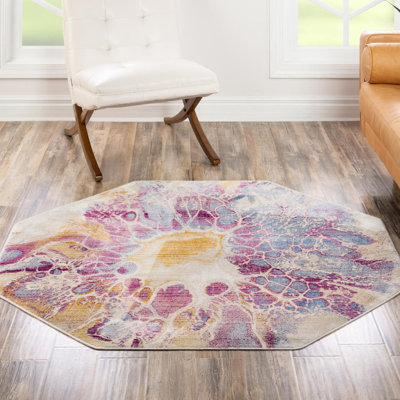 Tapis Red Barrel Studio® Imersion Deepa