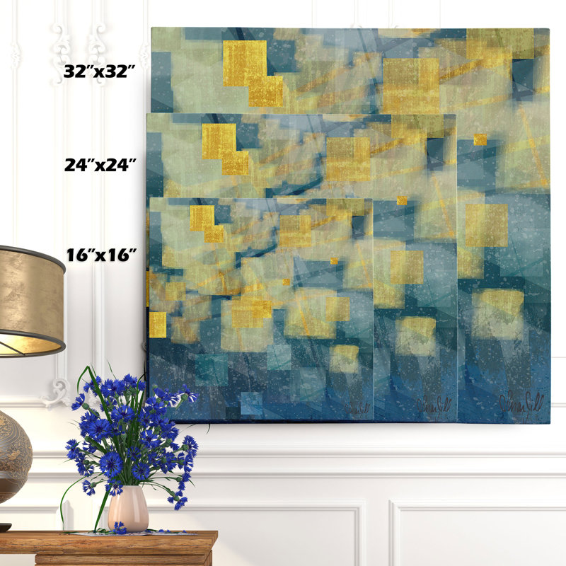 Reproduction d’art sur toile tendue, H 32 po x l 32 po x P 1,5 po