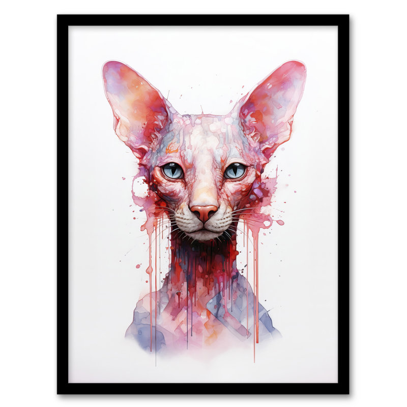 Oriental Shorthair Cat - Single Picture Frame Print