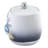 Blue Lagoon Bath Storage Jar