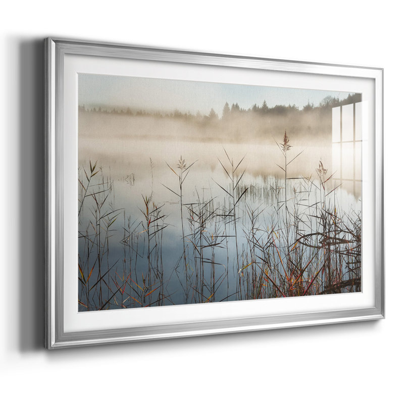 «Early Rise», reproduction d'art encadrée, Argent, H 27 po x l 39 po x P 1,5 po