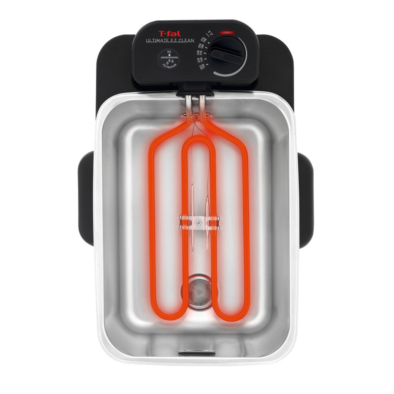 Stainless Steel 3.5 Liter Electric Deep Fryer with Oil Filtration