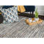 Tapis bleu en coton fait à la main Perryville-23245068