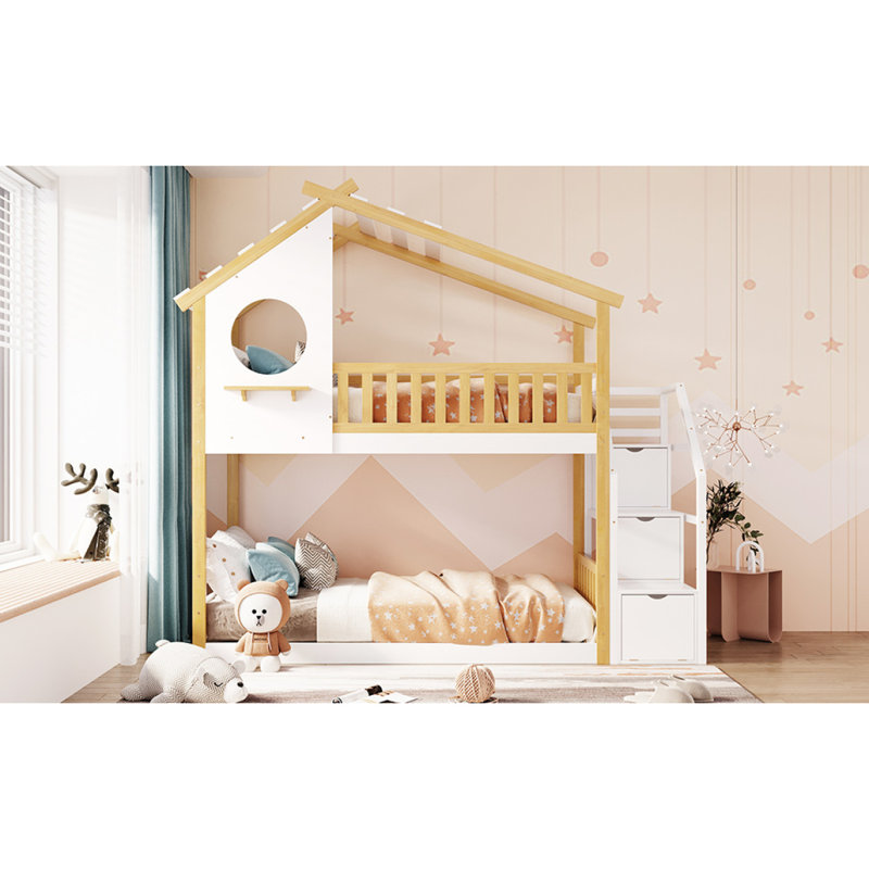 Lit escalier et garde-corps Stairwayover Bunk Bedhouse