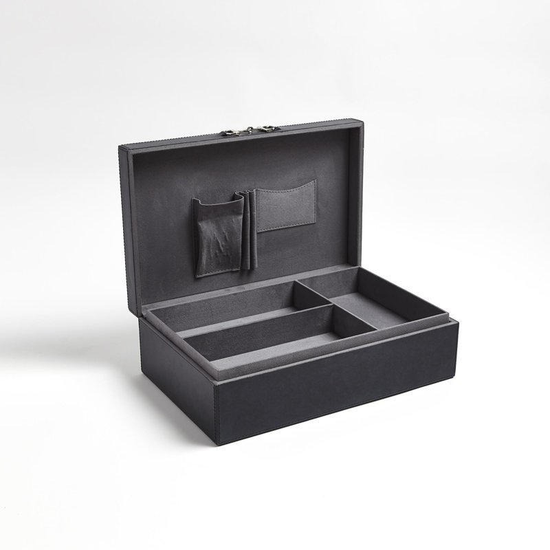 Stirrup Detail Box-Blue Wash, 5.25" H x 10.25" W x 16.25" D