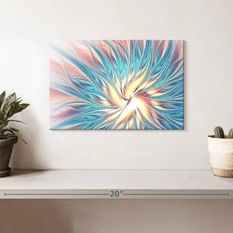 Avery Lustrous Digital Abstract, 8" H x 12" W