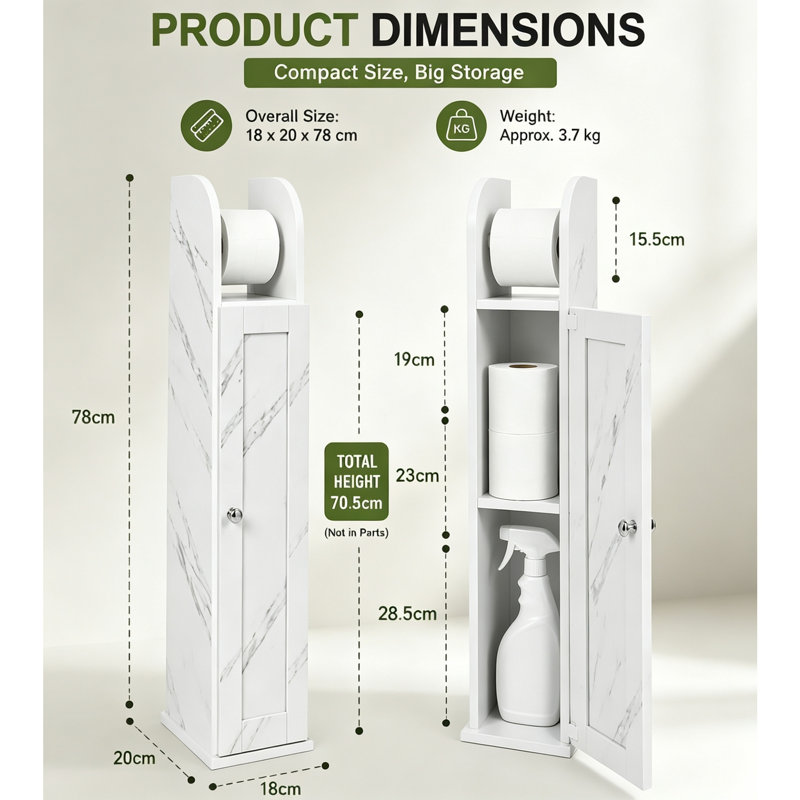 Free Standing Toilet Paper Holder
