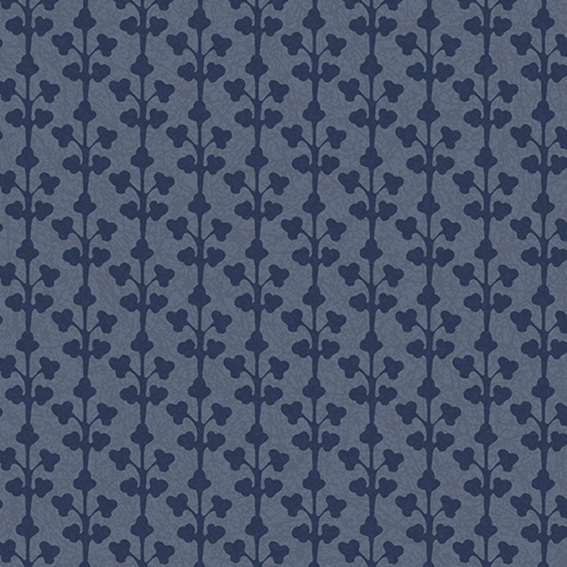 Laura Ashley Seaham Midnight Blue Wallpaper