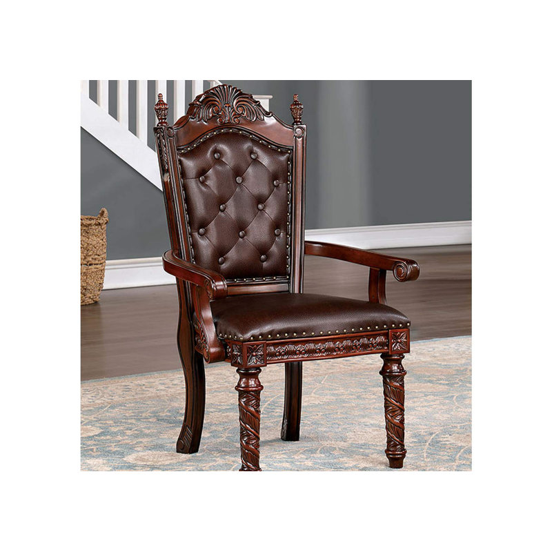 Sekina 19.25'' H Faux Leather Upholstered Armchair