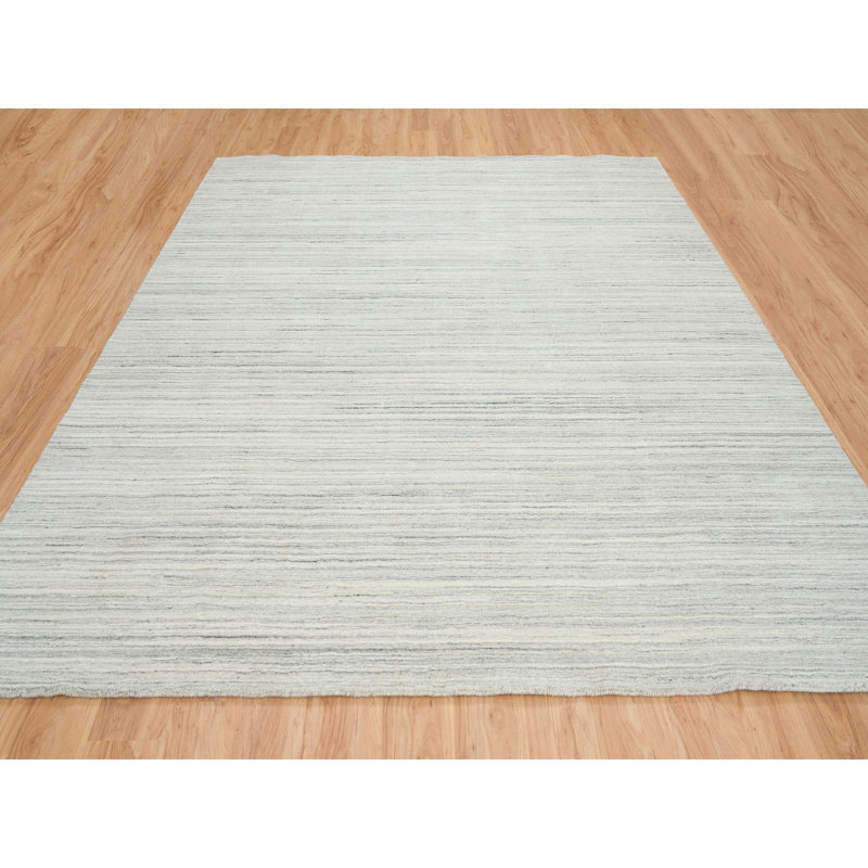 Vincenzio One-of-a-Kind Square 10'0" X 10'0" New Age Square Area Rug in Ivory
