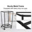 Rolling Laundry Hamper with Handles-486546193