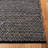 Exley Vintage Leather Hand Woven Leather/Cotton Geometric Rug in Grey-1371767950