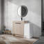 Meuble-lavabo autoportant de 42 po avec lavabo en céramique et armoires de rangement-1766340880-1766340883
