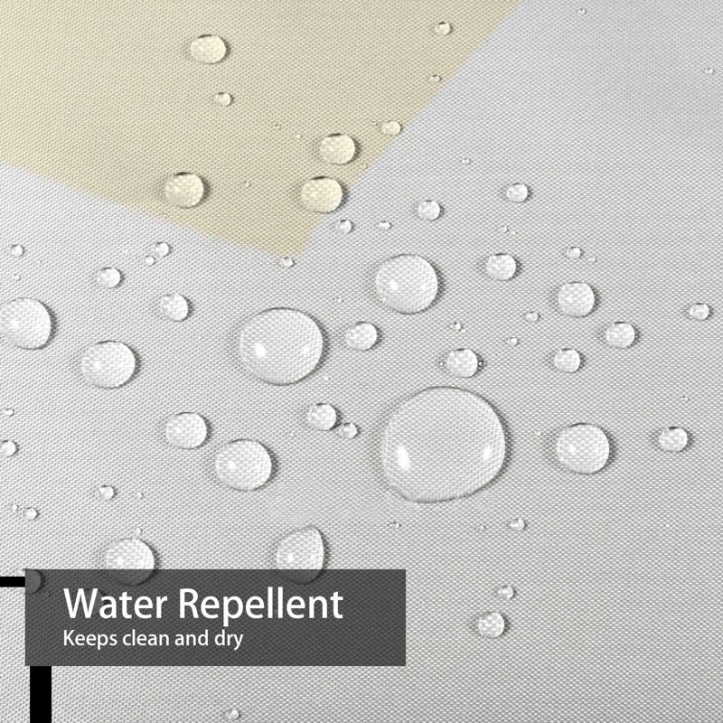 Rideau de douche imperméable à l'eau avec 12 crochets, L 72 po x l 78 po