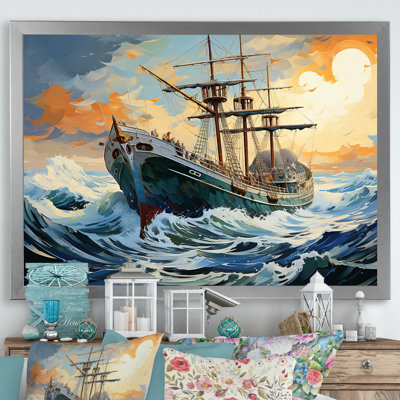 The Pirate Boat Odyssey's Voyage II - Classics Wall Art