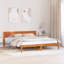87-8 Bed Frame with Headboard Solid Pine wood-121604716-114769790