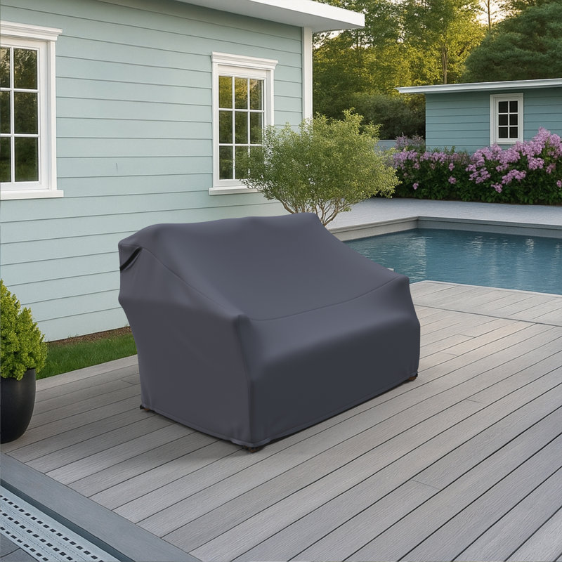Housse pour causeuse en bois massif Samya