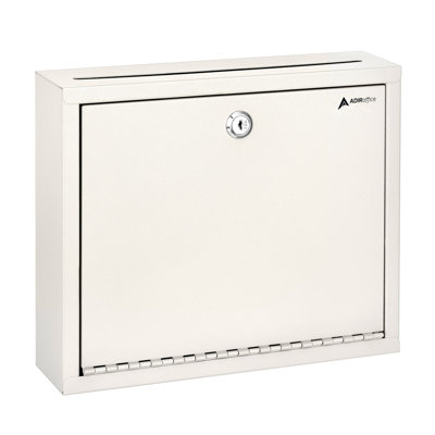 Secure Drop Box Wall Mounted Mailbox with Key Lock