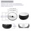 Blue Elephant 533.4mm L x 457.2mm W Matte Black Oval Sink