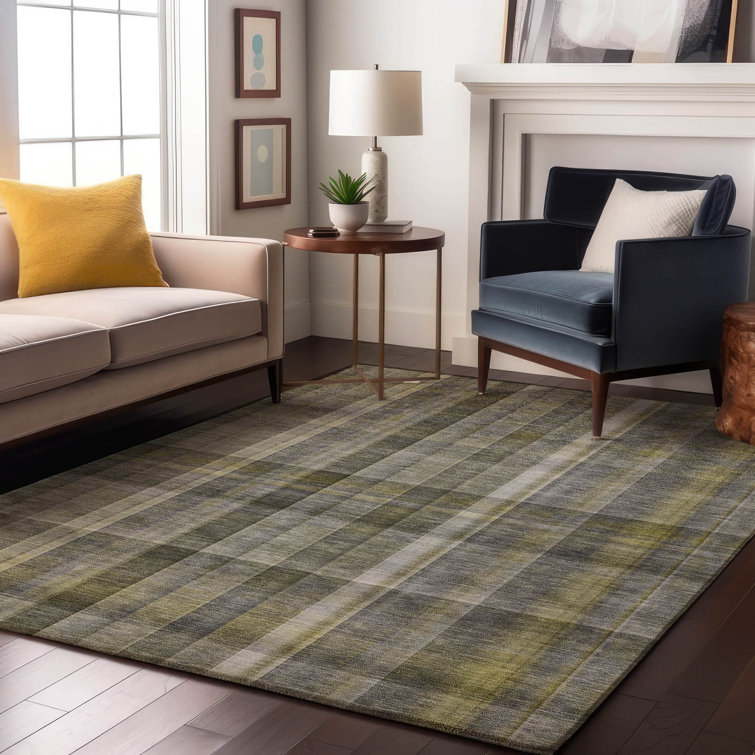 Premium Machine Washable Cerrito AMF534 Gray Rug