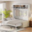 Grand lit escamotable mural avec canapé-105583698