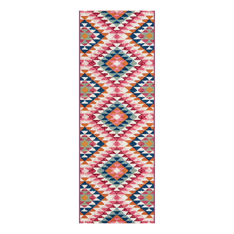 Foundry Select Fethiye Titcomb Indoor/Outdoor Area Rug, Runner 2' x 6'