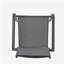 Chaise d'extérieur moderne en alliage d'aluminium, siège en filet, ensemble 2 pièces