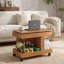 Petite table basse avec roulettes 360 ° rotative multifonctionnelle pour le salon et la chambre à coucher-861956059
