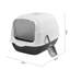 Polyethylene Plastic Enclosed Litter Box with Scoop
