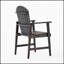 Chaises de salle à manger d'extérieur résistantes aux intempéries en bois d'acacia Adirondack (ensemble de 2), finition, siège durable et confortable pour patio et jardin-720012979