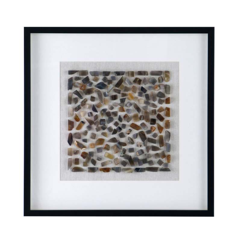 Décoration murale 23,6 x 23,6 po Shokha Agate