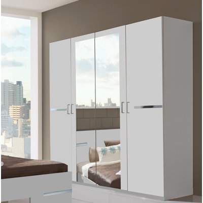 Apsolon 4 Door Manufactured Wood Wardrobe