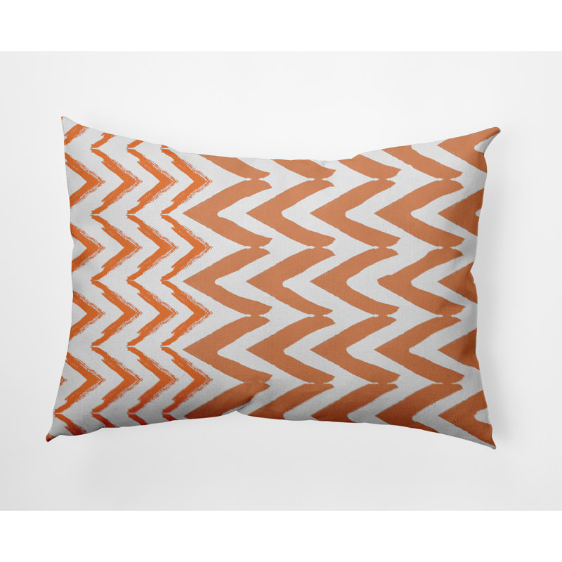 Housse et insert de coussin extérieur d'extérieur, Orange