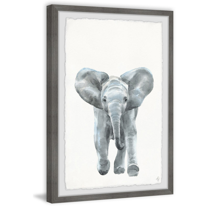 Omari Here Goes The Elephant - Print, 91cm H x 61cm W