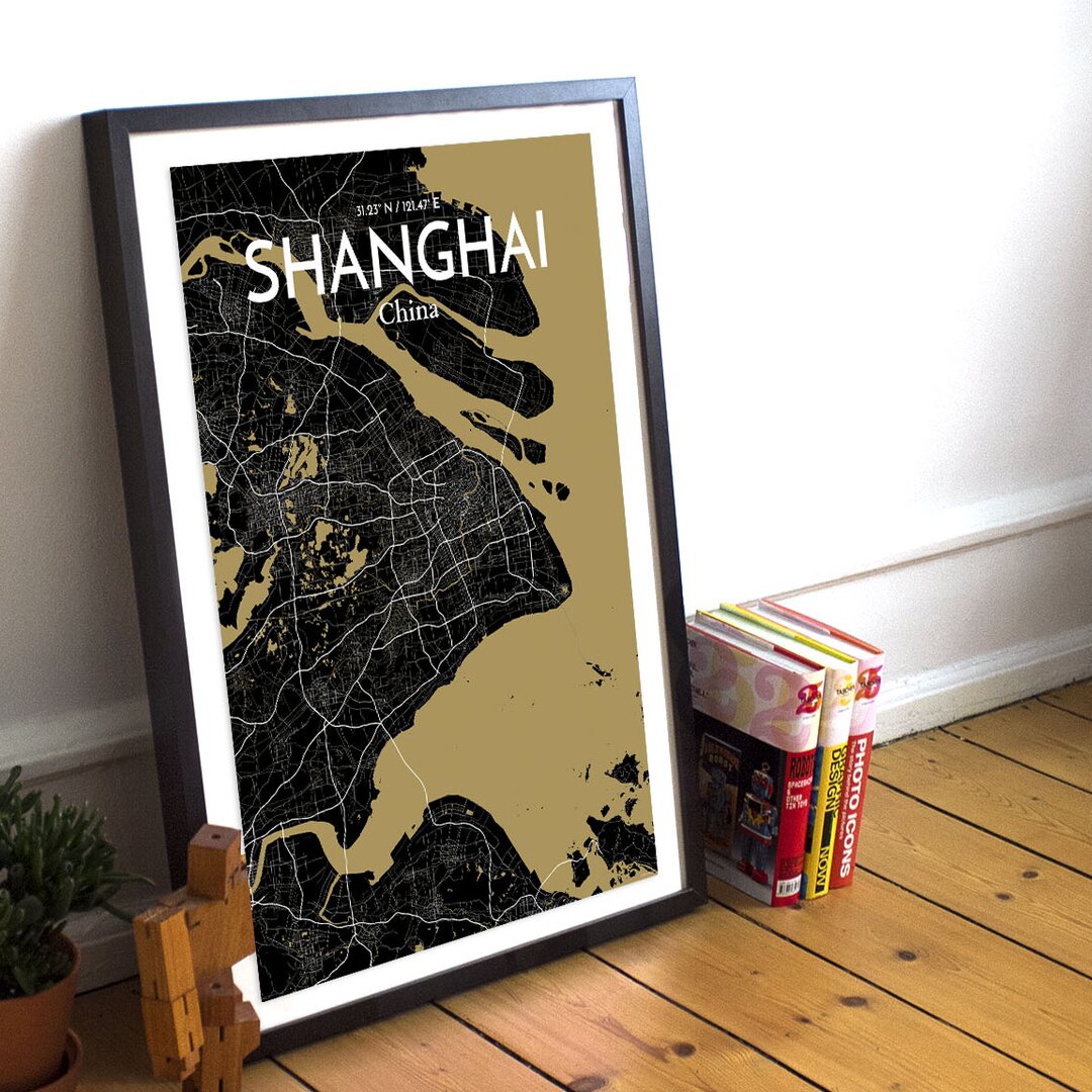 Poster Shanghai City Map