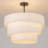 22'' Boho 4 - Tier Hand Woven Pendant Light Flush Mount Ceiling Light
