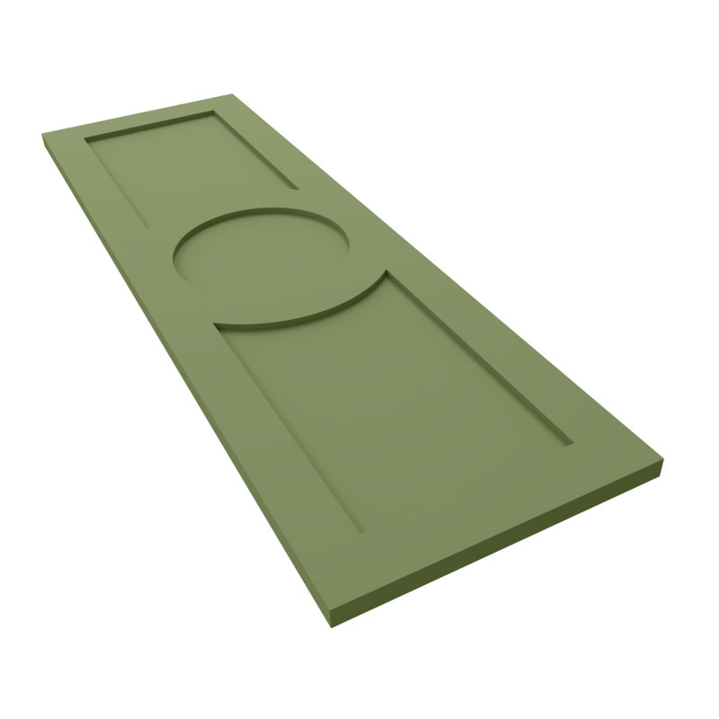 Volets EnduraCore Composite Center, Vert mousse, 15"W, H 79 po