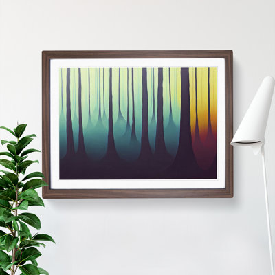 Colourful Forest Vol.1 1 Piece Single Picture Frame Wall Art