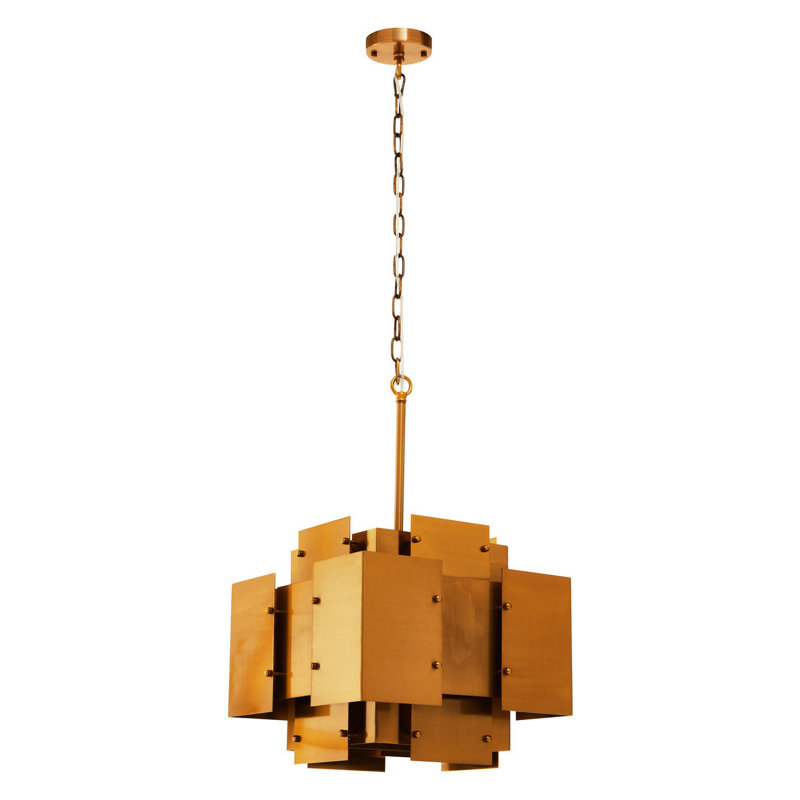 Amott 4 - Light Brass Pendant