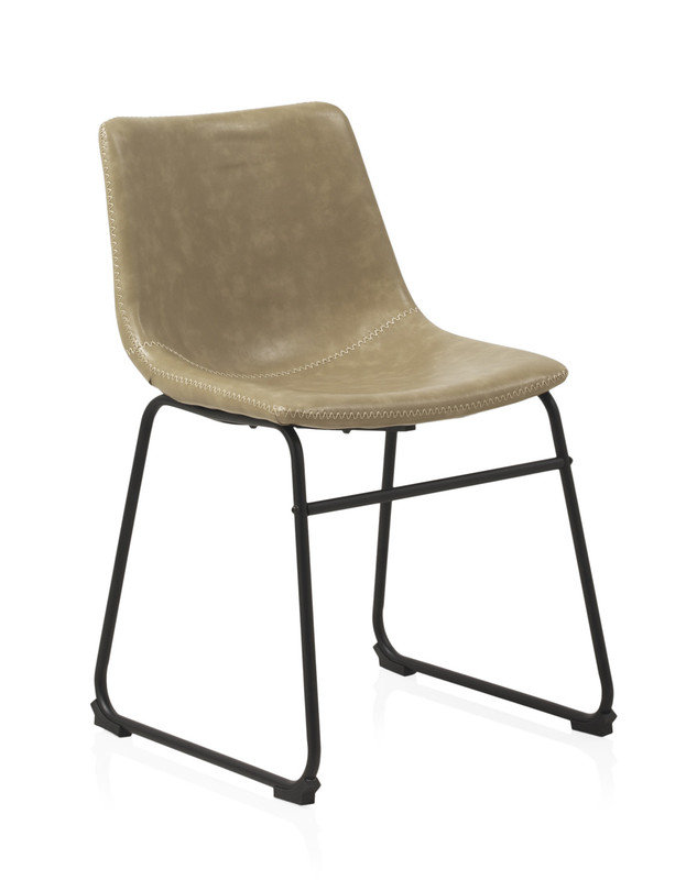 Upholstered Dining Chair, Cream