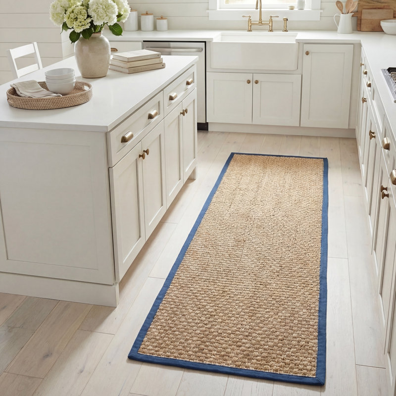Campbellton Natural Fiber Rug, Tapis de couloir 2 pi 6 po x 8 pi