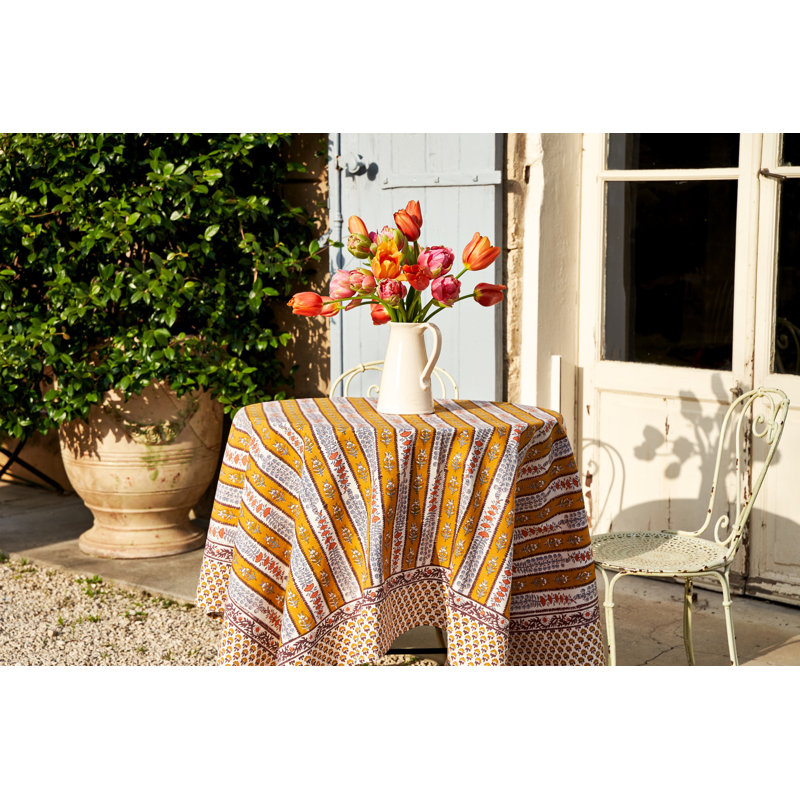 Avignon Handmade Floral Tablecloth - Thumbnail 2