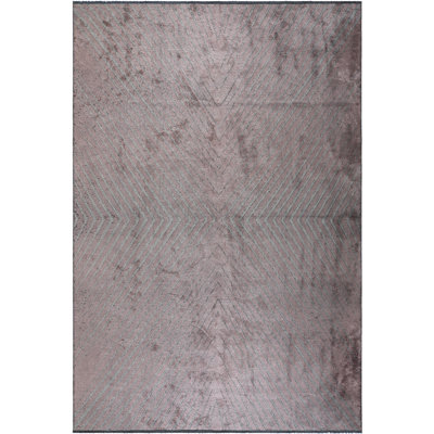 Tapis gris / rose Rapture