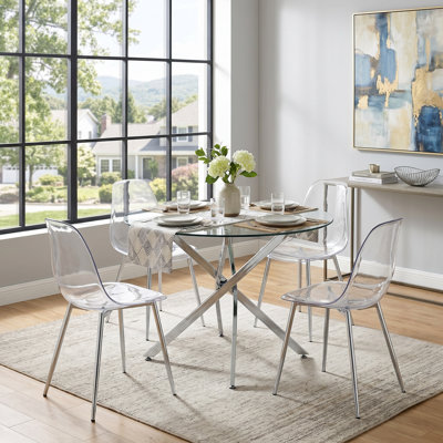 Reginald 5 - Piece Dining Table Set,Small Kitchen Table And Chairs
