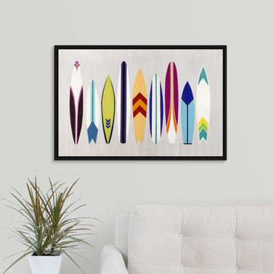 « surf on through », impression sur toile