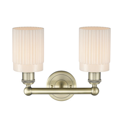 Éclairage pour salle de bain à intensité variable 2 lumières Elloise l 13,5 po