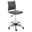 Chaise de dessinateur - Tabouret à hauteur réglable sans accoudoirs avec base en aluminium-1082428578